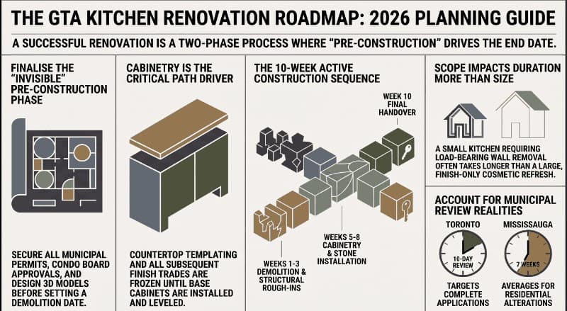 kitchen renovation timeline step by step guide
